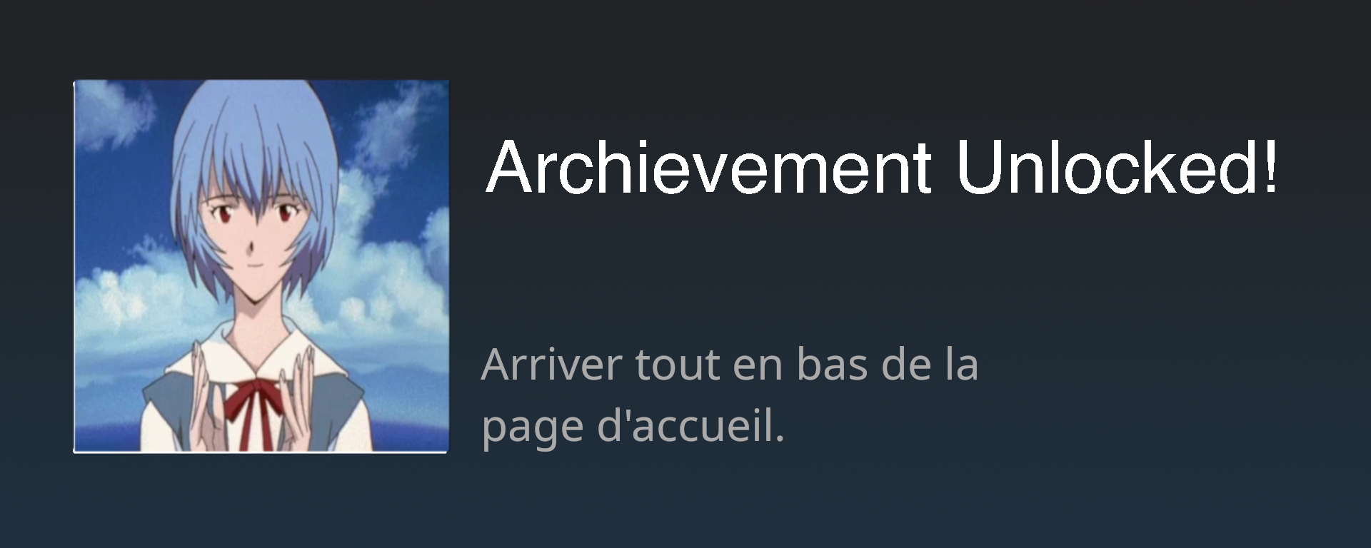 Achievement unlocked